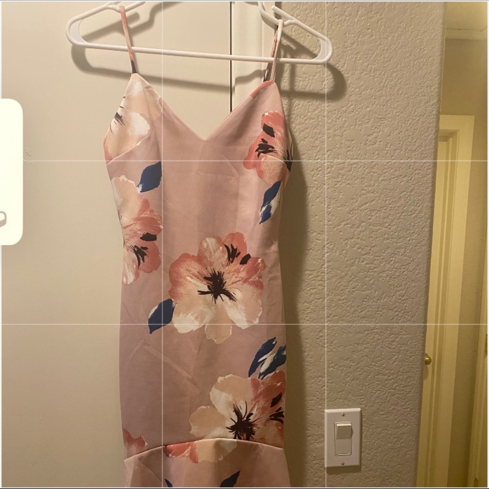 High low floral dress